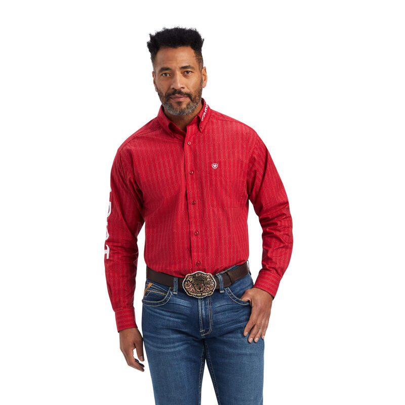Ariat Hemden Herren - Team Maximus Classic Fit Rot ( AXRHO-6712 )